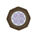 Tea Delight Blooming Baroque Tekli Ekmek Tabağı 17CM - Renkli - yok
