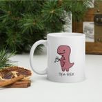 Tea Rex Baskılı Kahve Kupası - 1 Adet - 199 ml