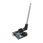 TEA5767 FM Stereo Radyo Alıcı Modülü + Anten I2C Dijital Programlanabilir Düşük Güç 76Mhz-108Mhz