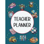 Teacher Planner: Undated Lesson Plan Book | 8.5" x 11" | Monthly & Weekly Agenda | 7 Subjects/Periods, Days Horizontally Across the Top | For Elementary, Middle, High School & Homeschooling