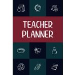 Teacher Planner: Undated Lesson Planning Book | Small (6” x 9”) | Monthly & Weekly Agenda | 7 Subjects/Periods, Days Horizontally Across the Top | For Elementary, Middle, High School & Homeschooling