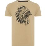 Tead T-Shirt Bej Erkek T-Shirt RFTEAD22-091 - Camel