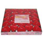 Tealight Kalpli 50 Adet Kırmızı Mum