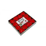 Tealight Mum 32'Li Kırmızı Renk Kalp Şekilli Mum