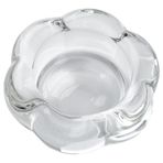 Tealight mumluk, saydam cam, 3 cm