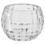Tealight mumluk, saydam cam, 6 cm