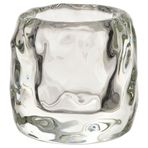 Tealight mumluk, saydam cam, 8 cm