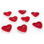 Tealight Tea Lights Kalpli Kırmızı Mum Parti Mumu Dekoratif Mum 8 Adet