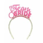 Team Bride Simli Eva Taç Pembe