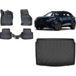 Team Car Cupra Formentor 2021 Model Alt Kademe 3D Bagaj Havuzu+3d Havuzlu Araca Özel Paspas Takımı - Siyah - Siyah
