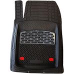 Team Car Safir Lada Vega uyumlu Derin Havuzlu 3D Paspas Krom Karbon - Gri