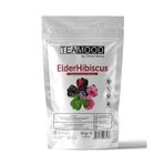 TEAMOOD Doğal Bitki Çayları Elder Hibiscus Çayı Hibiskus Karamürver Bitki Çayı 50 gr
