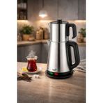 Teba TB-2016 Çelik Çay Makinesi - Inox Parlak