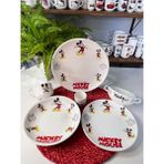 Tebak Collection 6 Parça Mickey Mouse Desen Porselen Çocuk Yemek Takımı Mama Seti