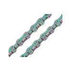 Tec Starry Ct-8 İmperial Green Rainbow 7-8 S Bisiklet Zinciri Çok Renkli