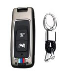 TECART Anahtar Fob Kapak Fit Honda X ADV SH 300 150 125 Forza PCX150 2018 Motosiklet Scooter Anahtar Aksesuarları 2 Düğme Siyah