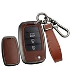 TECART Katlanır araba anahtarı kılıfı kapak Kia Rio 3 K2 Ceed Cerato K3 K5 Sorento Sportage Soul K4 Picanto Optima Forte Stinger deri taşınabilir koruyucu kılıf anahtar kılıfı aksesuar B siyah