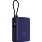 Tech Butiq 33W Power Bank 10000MAH (Integrated Cable) Ice Blue Gl - Option-1