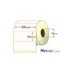 Tech Butiq 80X50 mm Termal Etiket, Barkod/adres/kargo Termal Etiketleri, Zebra ve Diğer Yazıcılarla Uyumlu - Option-1 - Ahşap