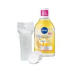 Tech Butiq Aydınlatıcı Serum Içerikli Micellar Makyaj Temizleme Suyu 400ML, Serum Içerikli, Pamuk Hediyeli - Option-1