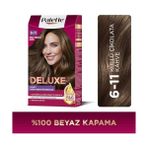 Tech Butiq Deluxe Saç Boyası 6-11 Küllü Çikolata Kahve (4 Paketi)