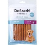 Tech Butiq Dr.sacchi Premium Ördekli Çubuk Tahılsız Köpek Ödülü 5" 11-13 gr 10'lu - Altın - Option-1