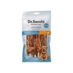 Tech Butiq Dr.sacchi Premium Tavuklu Beyaz Sığır Derisi Çubuk Tahılsız Köpek Ödülü 5" 20 gr 5'li - Altın - Option-1
