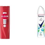Tech Butiq Elidor Saç Bakım Şampuanı Brezilya Keratin Terapisi 400 ml + Rexona Kadın Sprey Deodorant Ocean Fresh%0 Alüminyum 150 ml - Option-1