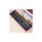 Tech Butiq Hp GK100F Mekanik Gaming Klavye Rgb Işıklı Kablolu Şık Zafir Modern Tasarım Türkçe Q - Option-1 - 001-Renkli