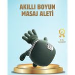 Tech Butiq Isıtmalı Boyun ve Omuz Masaj Aleti Kablosuz Rahatlatıcı - 000-Siyah