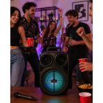 Tech Butiq Kablosuz Karaoke Hoparlör Mikrofonlu Rgb Işıklı 6.5 Inç Bluetooth Speaker Taşınabilir