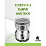 Tech Butiq Kahve ve Baharat Değirmeni | Kompakt, Hafif, Hızlı Öğütme, Şeffaf Kapaklı, Kolay Kullanım - Ahşap - Değişken
