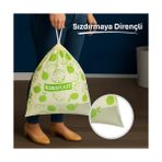 Tech Butiq Limon Kokulu Büyük Boy Büzgülü Çöp Poşeti 10'lu 65X67 Cm, Kolay Bağlanır Kokulu Büzgülü Büyük Boy Çöp Torbası, Sızdırmaz Yırtılmaz, Geri Dönüştürülebilir Atık Torbası Ekstra Güçlü Çöp Poşeti - 000-Siyah - Option-1