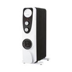 Tech Butiq LUX11-FP-BW 11 Dilim 2700 Watt Turbo Fanlı Yağlı Radyatör (Siyah/beyaz) - 0-Siyah