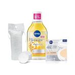 Tech Butiq Micellar Makyaj Temizleme Suyu 400ML ve Cellular Expert Cushion Yüz Güneş Krem,orta Ton,pamuk Hediye - Option-1