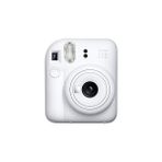 Tech Butiq Mini 12 Beyaz Fotoğraf Makinesi-20'li Film ve Şeffaf Kılıf Seti - Açık Bej