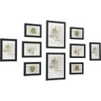 Tech Butiq Resim Çerçevesi Seti 10'lu, 20 x 25 cm Boyutunda 2 Fotoğraf, 13 x 18 cm Boyutunda 4 Fotoğraf, 10 x 15 cm Boyutunda 4 Fotoğraf, Siyah - -- - Option-1
