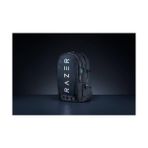 Tech Butiq Rogue V3 Sırt Çantası (15,6") - Kompakt Seyahat Çantası (15 Inç'e Kadar Dizüstü Bilgisayar Bölmesi, Aşınmaya Dayanıklı, Polyester Dış Kılıf) Siyah/krom - 0 - 3 Yaş - 0 - Siyah