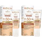 Tech Butiq Sun Care Lekeye Eğilimli Ciltler Için Çok Yüksek Korumalı Renkli Güneş Kremi 50 Spf - Leke Tinted 50 ml (2 Paketi) - Option-1