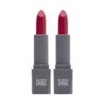 Tech Butiq Uzun Süre Kalıcı Yoğun Renk Veren Nemlendirici Parlak Ruj - Glossy Lipstick 317 Bright Fuchsia (2 Paketi) - Option-1