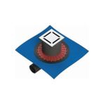 Tech Butiq V- Kare 5607267 Yalıtımlı Duş Kanalı, Yandan Çıkışlı, 10X10 Cm, Dk 100 Kapak, Parlak Krom - 2 Adet - Option-1