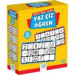 Tech Butiq Yaz Çiz Öğren 3+ Yaş ve Üzeri Çocuklar Için 12 Parçalı Eğitici Etkinlik Oyunu - Option-1