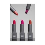 Tech Butiq Yoğun Renk Veren Uzun Süre Kalıcı Nemlendirici Kadifemsi Mat Ruj - Lipstick 408 Spicy Rose - Option-1