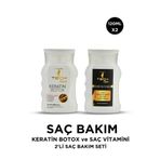 Tech Care Saç Keratin Botox - Saç Vitamin 2'li Saç Bakım Seti