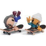 Tech Deck Sk8 Crew Figürlü Parmak Kaykayı 2’li Paket - Gri Kulaklıklı ve Beyaz Şapkalı - çoklu