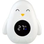 Tech Store PİL HEDİYELİ Bebekler Için Su Sıcaklığı Ölçer Bebek Banyo Termometresi - Beyaz Penguen