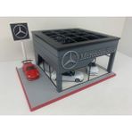 Tech Trade Mercedes Diecast Showroom Garaj Diorama 1:64 Ölçek - Renkli