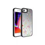 Techaks Apple Iphone 8 Plus Kılıf Kamera Korumalı Aynalı Desenli Parlak Silikon Kapak Mirror 56AÖ-8680436681619-841