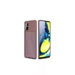 Techaks T11123-TCHS Galaxy A71 Kılıf Zore Negro Silikon Kapak - Kahverengi
