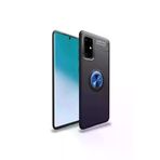 Techaks T11364-TCHS Galaxy A71 Kılıf Zore Ravel Silikon Kapak - Siyah-Mavi